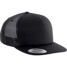 K-UP Uniszex sapka K-UP KP911 Classic Trucker Cap - 5 panels -Egy méret, Black/Black/Black