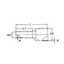 Kábel-Trend Szigetelt Érvéghüvely (1.5 mm² x 12 mm) CB-015012 barkácsolás, csiszolás, rögzítés