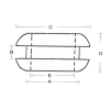 Kábel-Trend Vezeték védő gumi gyűrű lemezhez ( 4.8 mm ) DH-08