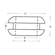 Kábel-Trend Vezeték védő gumi gyűrű lemezhez ( 4.8 mm ) DH-08 barkácsolás, csiszolás, rögzítés