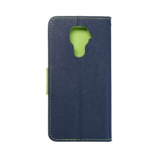 KABURY Fancy flipes tok HUAWEI Mate 30 Lite sötétkék / lime telefontok tok és táska
