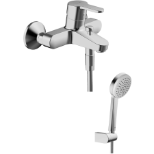 Kád csaptelep Hansa Primo zuhanyszettel együtt 150 mm króm 4944210300003 csaptelep