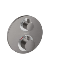  Kád csaptelep Hansgrohe Ecostat vakolat alatti rész nélkül csiszolt fekete króm 15758340 csaptelep