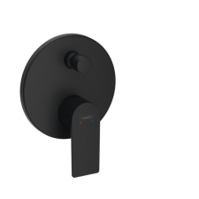  Kád csaptelep Hansgrohe Rebris E vakolat alatti rész nélkül matt fekete 72469670 csaptelep