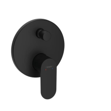 Kád csaptelep Hansgrohe Rebris S vakolat alatti rész nélkül matt fekete 72467670 csaptelep