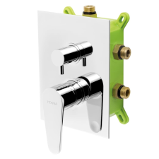Kád csaptelep Novaservis Fresh vakolat alatti résszel együtt króm BOX96051RX.0 csaptelep