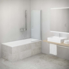  Kádparaván Roth TV1 140x75 cm ezüst 706-7500000-01-02 kád, zuhanykabin