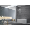  Kádparaván SAT 150x70 cm króm SATVZUNIKCRT70