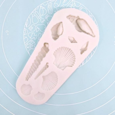  Kagyló és csiga szilikon fondant formázó sütés és főzés