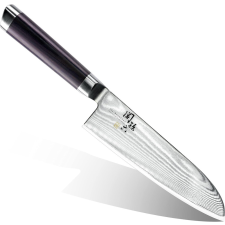 Kai Seki Magoroku damaszk Santoku japán konyhakés 16,5 cm kés és bárd