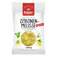 Kaiser torokcukorka 75g citromfüves gyógynövényes cukormentes csokoládé és édesség