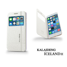 Kalaideng Apple iPhone 6 Plus flipes tok - Kalaideng Iceland 2 Series View Cover - fehér tok és táska