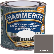 KALAPÁCSLAKK SZÜRKE - HAMMERITE FÉMFESTÉK - KÖZVETLENÜL A ROZSDÁRA - 0,75L zománcfesték
