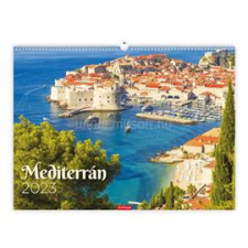 Kalendart 2024-es T093 mediterrán falinaptár (24T9300-20F) naptár, kalendárium