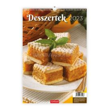 Kalendart 2024-es T094 desszertek falinaptár (24T9400-14A) naptár, kalendárium