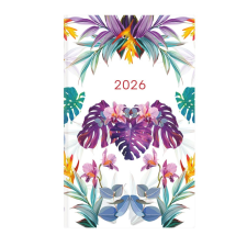 Kalendart Naptár Kft. TopTimer Határidőnapló 2026, J018 A5 (Heti beoszt.) PÁLMA határidőnapló