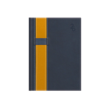 Kalendart Naptár Kft. TopTimer Határidőnapló 2026, V012 B6 (Heti beoszt.) KÉK-SÁRGA határidőnapló