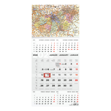 Kalendart Naptár Kft. TopTimer T076 Speditőrnaptár 2026, 5 HAVI MO TÉRKÉP FEJ határidőnapló