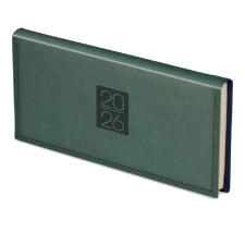 Kalendart Naptár Kft. TopTimer Zsebnaptár 2026, C030 (Heti beoszt.) ZÖLD határidőnapló