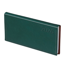 Kalendart Naptár Kft. TopTimer Zsebnaptár 2026, T030 (Heti beoszt.) ZÖLD határidőnapló