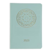 Kalendart Pastel 2023-as P012 B6 heti beosztású zöld határidőnapló (23T012P-006) határidőnapló