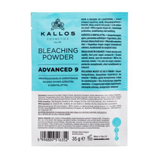 Kallos Cosmetics KJMN Advanced 9 Bleaching Powder hajfesték 35 g nőknek hajfesték, színező