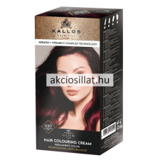 Kallos Glow tartós krémhajfesték 620 padlizsán vörös 60ml hajfesték, színező
