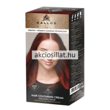 Kallos Glow tartós krémhajfesték 660 gránát vörös 60ml hajfesték, színező