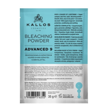 Kallos KJMN Advanced 9 szőkítőpor, 35 g hajfesték, színező