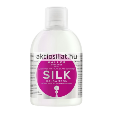 Kallos Kjmn Silk Hajsampon olívaolajjal és selyemproteinnel 1000ml sampon