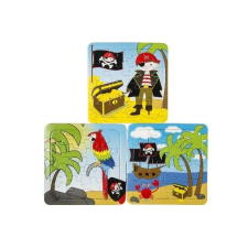 Kalóz puzzle 13cmx13.5cm puzzle, kirakós