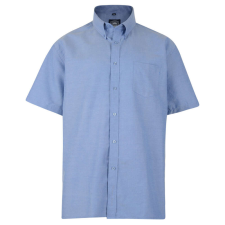 KAM férfi ing KBS 663A rövid ujjú, túlméretezett férfi ing, 4XL Jeans férfi ing