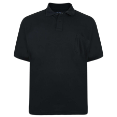  KAM férfi póló ing KBS 501A oversize, Fekete 4XL