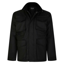 KAM kabát férfi KBS KV127 plus size, Fekete 5XL férfi kabát, dzseki