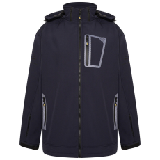  KAM kabát férfi KV39 softshell plus size, 5XL Sötétkék