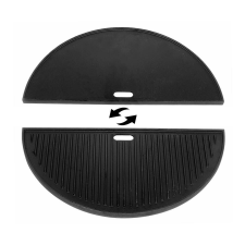 Kamado SE 23,5" félhold sütőlap öntöttvas 2 oldalas 51cm kerti sütés és főzés