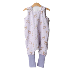  Kamáslis tipegő hálózsák, 2TOG, őzike, lila hálózsák, pizsama