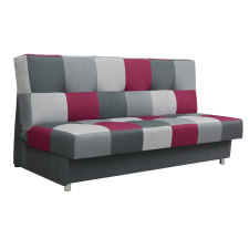  Kanapé, bordó színű anyag/szürke, ALABAMA bútor