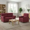  Kanapé Szett 2 db Bordó Szövet