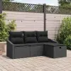  Kanapé Szett 4 db polirattan