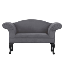  Kanapé, szürke/fekete, FABRICIO bútor