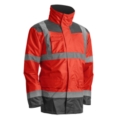  KANATA 4/1 HI-VIZ PIROS/SZÜRKE PE KABÁT_S