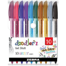 Kancelářské potřeby Zebra ZEBRA Doodler´z csillámmal - 10 db-os készlet toll
