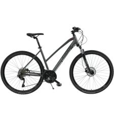 KANDS ® Avangarde Női kerékpár 28" 27 fokozat, Alumínium Grafit/Rózsaszín 17 coll - 150-167 cm magasság city kerékpár