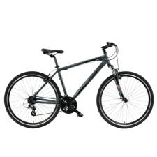 KANDS ® STV-900 Férfi kerékpár Alumínium 28, Grafit 21 coll - 182-200 cm magasság cross trekking kerékpár