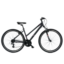 KANDS ® STV-900 Női kerékpár Alumínium 28”, Fekete 19 coll - 168-185 cm magasság city kerékpár