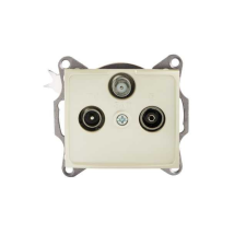 KANLUX 24983 DOMO 01-1340-030 Antenna csatlakozó SAT/TV/R aljzat, átmenő villanyszerelés