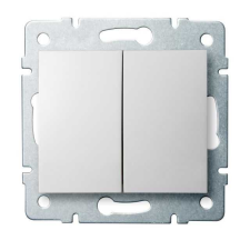KANLUX 25069 LOGI 02-1022-102 Dupla nyomókapcsoló 10AX - 250V~ villanyszerelés