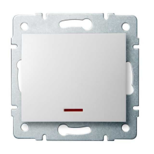 KANLUX 25078 LOGI 02-1110-102 Jelzőfényes egypólusú kapcsoló 10AX - 250V~ villanyszerelés