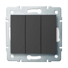KANLUX 25254 LOGI 02-1090-141 Hármas csillárkapcsoló 10AX - 250V~ villanyszerelés